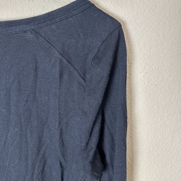 BANANA REPUBLIC Cozy Slub Long Sleeve Crew Neck Sweater T SHirt Size Large - Picture 6 of 6